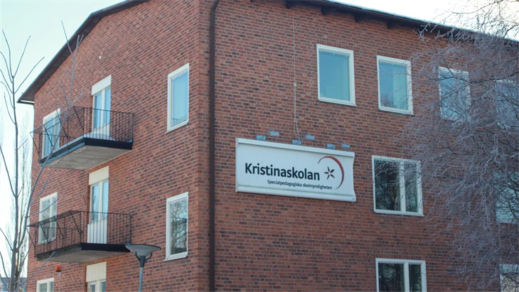 Kristinaskolans skolbyggnad.