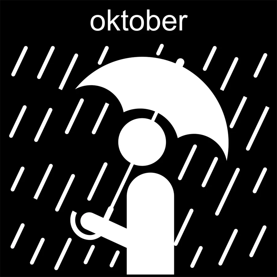 Pictogram: oktober