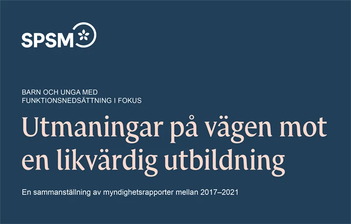 Omslag till Utmaningar på vägen mot en likvärdig utbildning.