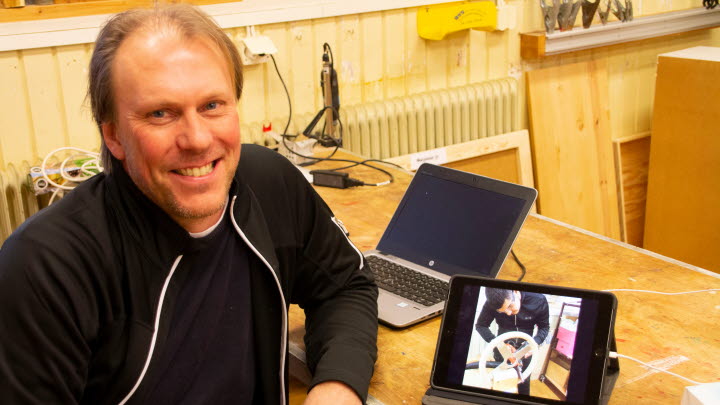 Andreas Svensson, slöjdlärare på Vänerskolan.