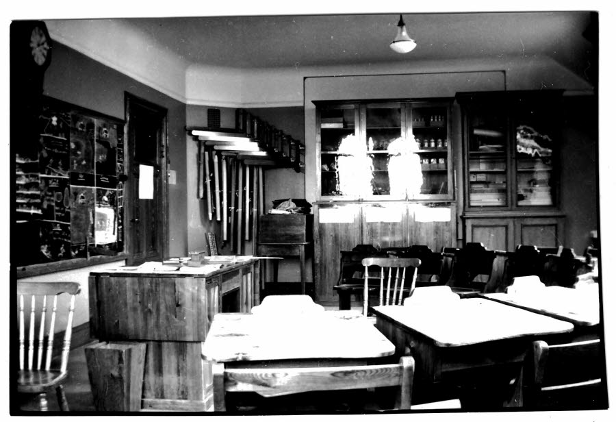Ett klassrum från tidigt 1900-tal