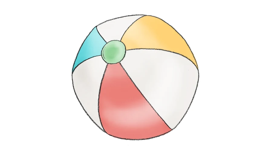 Illustration av en boll.